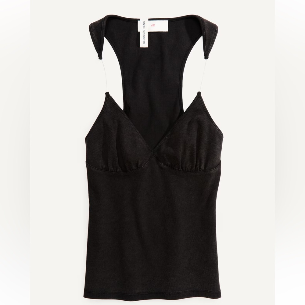 NWT GLENN MARTENS H&M RIBBED TANK TOP - Picture 4 of 5